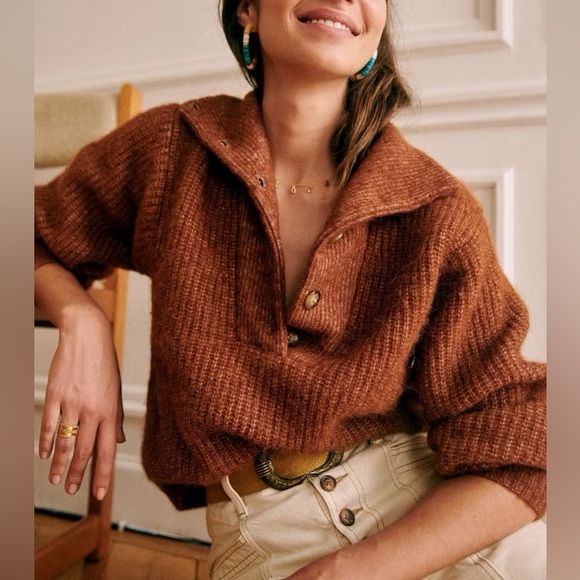 Sezane Sweaters - Sézane Micky Jumper, Hazelnut, M